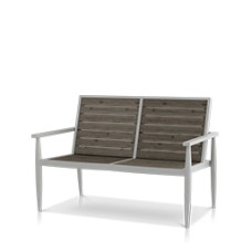 Loveseat with Slats
